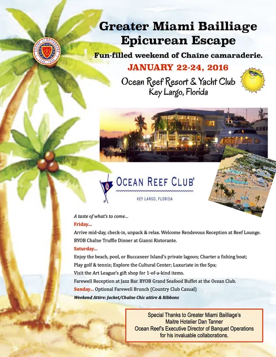 Ocean Reef Epicurean Escape